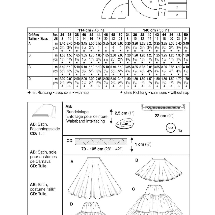 Patrón Burda 2518 Rock&#39;n&#39;Roll - Ribes y Casals