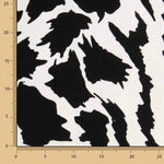 Georgette Crepé Estampado Leopardo Abstracto - Ribes y Casals