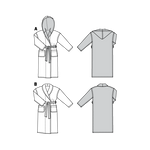 Patrón Burda 2662 Bata de baño - Ribes y Casals