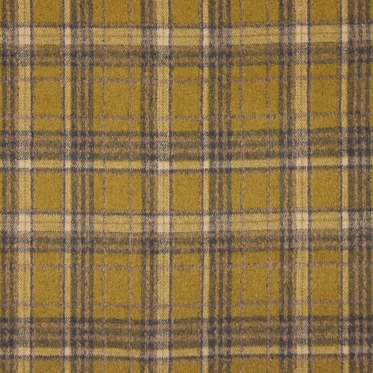 Loden Poliéster Cuadros Mostaza - Ribes y Casals