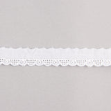 Tira Batista Bordada Blanca Modelo 27513 – 10 mm - Ribes y Casals