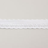 Tira Batista Bordada Blanca Modelo 27515 – 15 mm - Ribes y Casals