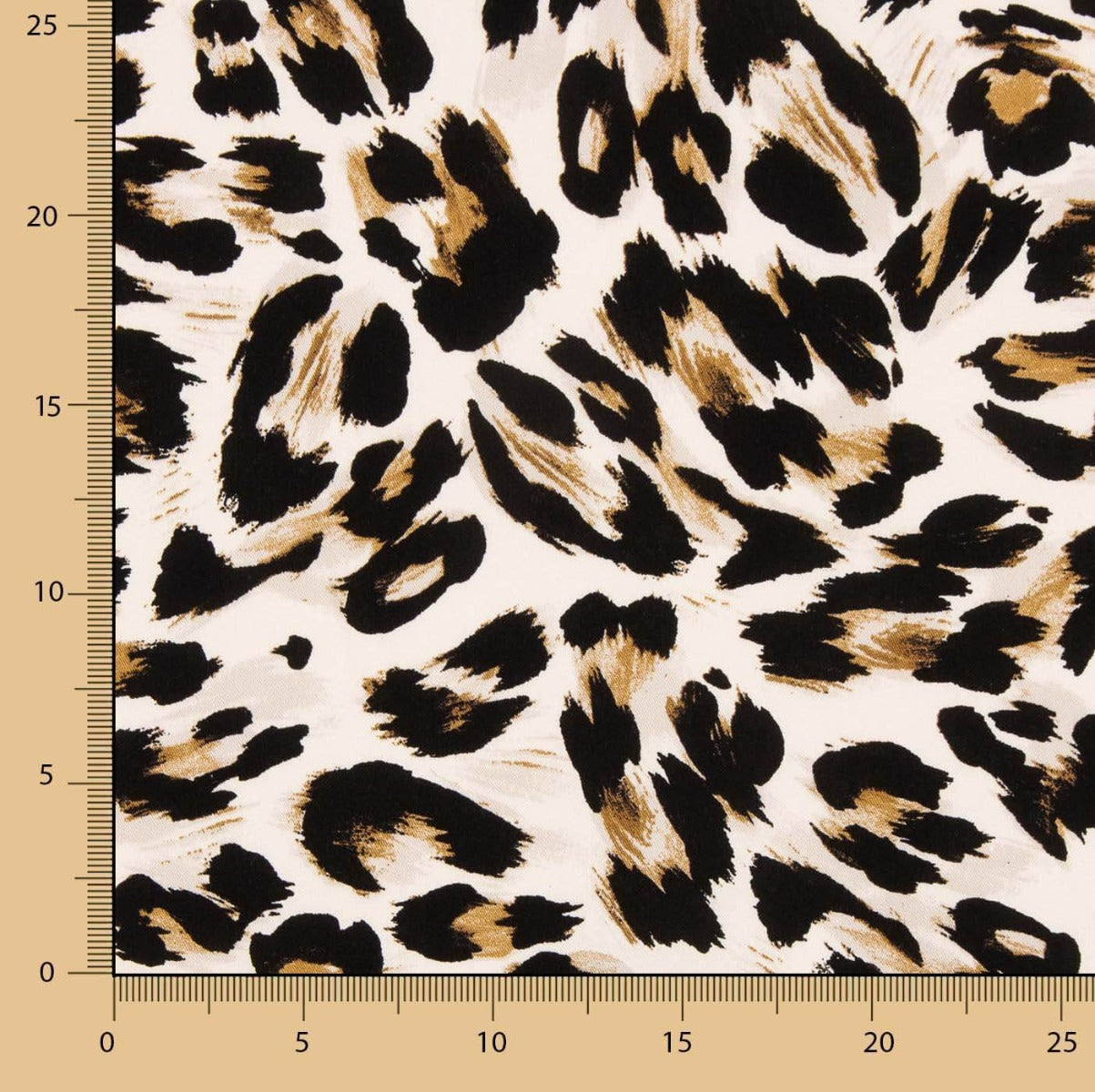 Viscosa Stretch Animal Print Leopardo - Ribes y Casals