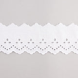 Tira Batista Bordada Blanca Modelo 29010 – 65 mm - Ribes y Casals
