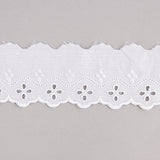 Tira Batista Bordada Blanca Modelo 29020 – 50 mm - Ribes y Casals