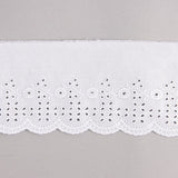 Tira Batista Bordada Blanca Modelo 29095 – 80 mm - Ribes y Casals