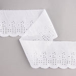 Tira Batista Bordada Blanca Modelo 29095 – 80 mm - Ribes y Casals