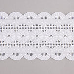 Tira Batista Bordada Blanca Modelo 29098 – 85 mm - Ribes y Casals