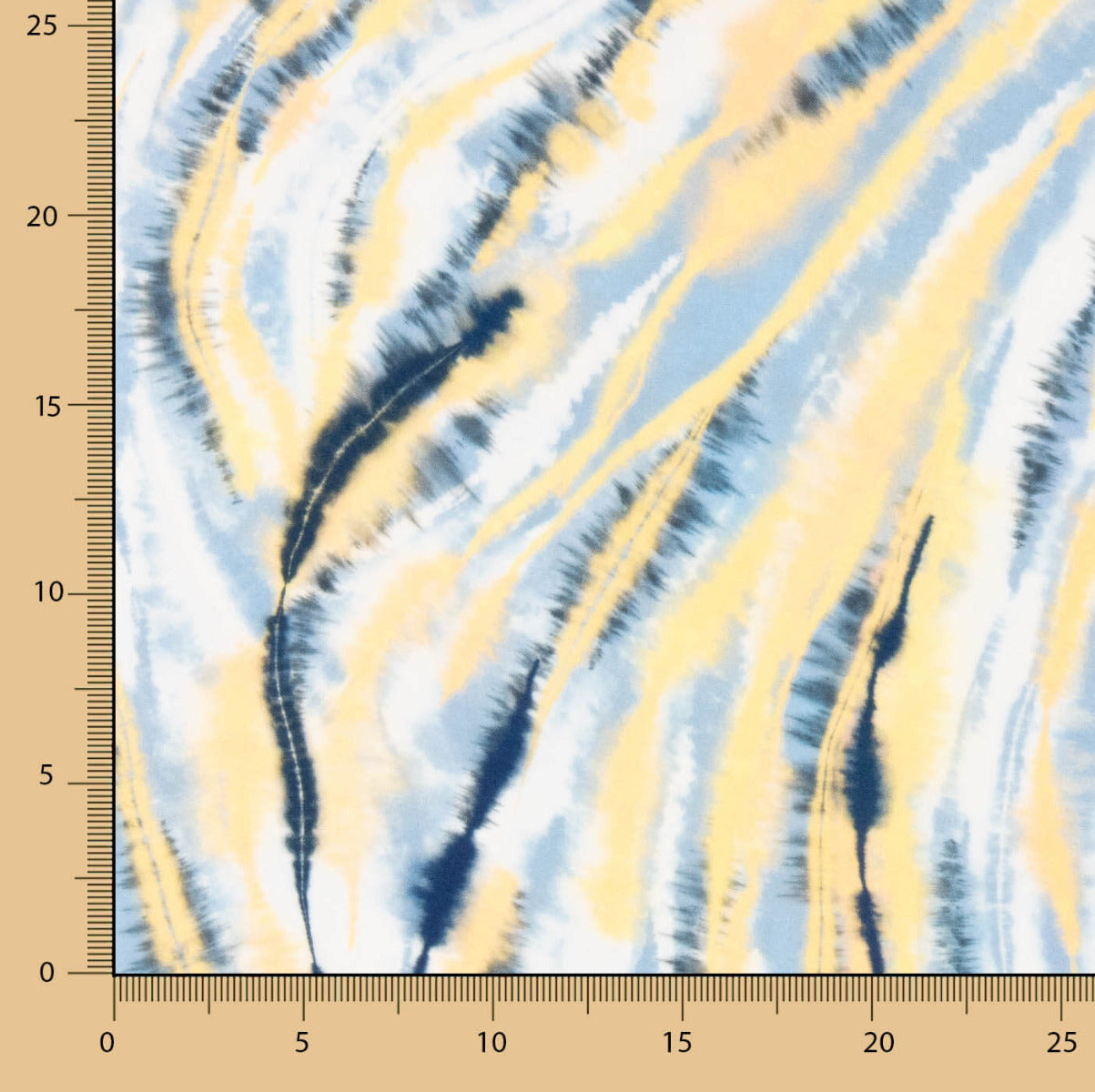 Viscosa Tye-Dye Azul - Ribes y Casals