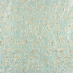 Brocado Abstracto Aguamarina y Dorado - Ribes y Casals