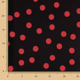Koshibo Lunares 15mm Negro-Rojo - Ribes y Casals