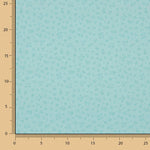 Percal Estampado Leaves Turquesa - Ribes y Casals