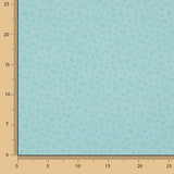 Percal Estampado Leaves Turquesa - Ribes y Casals