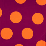 Satén Spandex Lunar Maxi Naranja - Ribes y Casals
