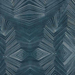 Lino y Yute Estampado Geométrico Abisal - Ribes y Casals