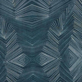 Lino y Yute Estampado Geométrico Abisal - Ribes y Casals