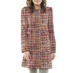 Tweed Viscosa Chanel Rosas - Ribes y Casals