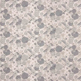 Popelín Algodón Floral Vintage Gris - Ribes y Casals