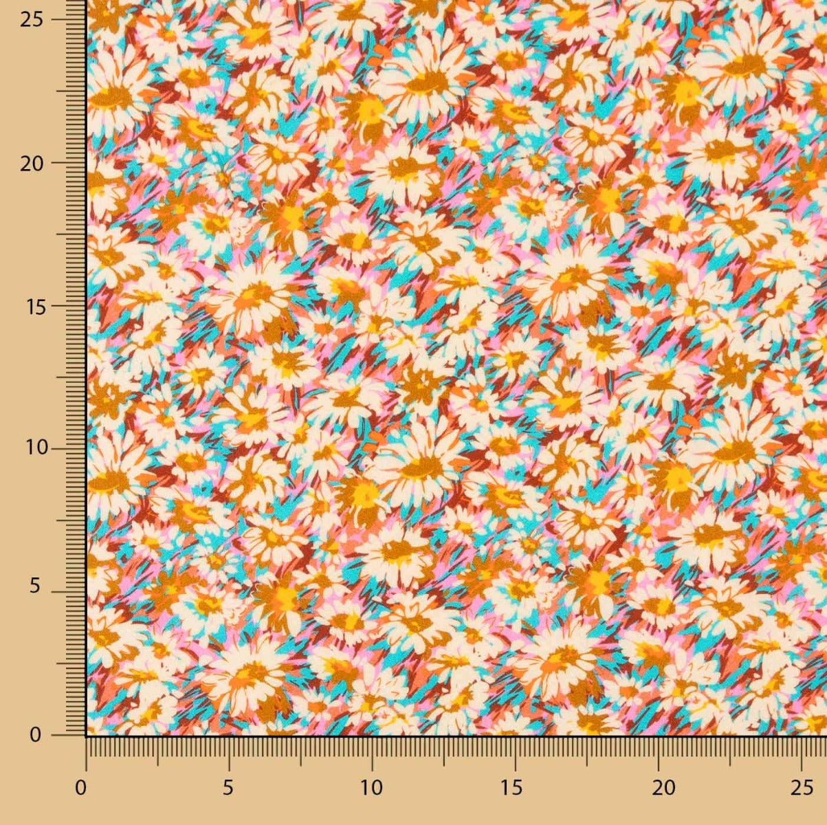 Crepe Viscosa Jazmín Rosa - Ribes y Casals