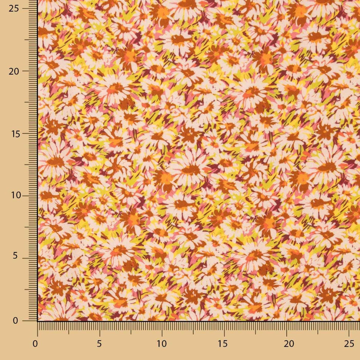 Crepe Viscosa Jazmín Salmón - Ribes y Casals