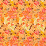 Crepe Viscosa Amapola Naranja - Ribes y Casals