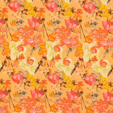 Crepe Viscosa Amapola Naranja - Ribes y Casals