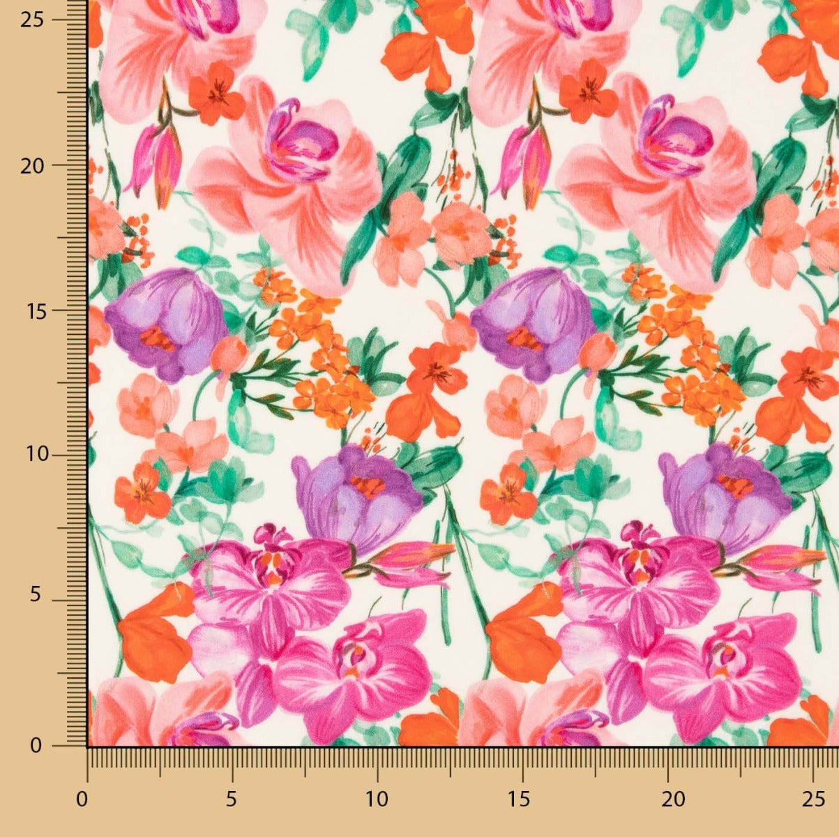 Crepe Viscosa Amapola Crudo - Ribes y Casals