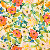 Viscosa Flor Acuarela Multicolor - Ribes y Casals