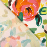 Viscosa Flor Acuarela Multicolor - Ribes y Casals