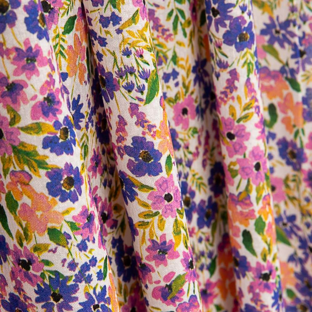 Viscosa Estampada Anais Flor - Ribes y Casals