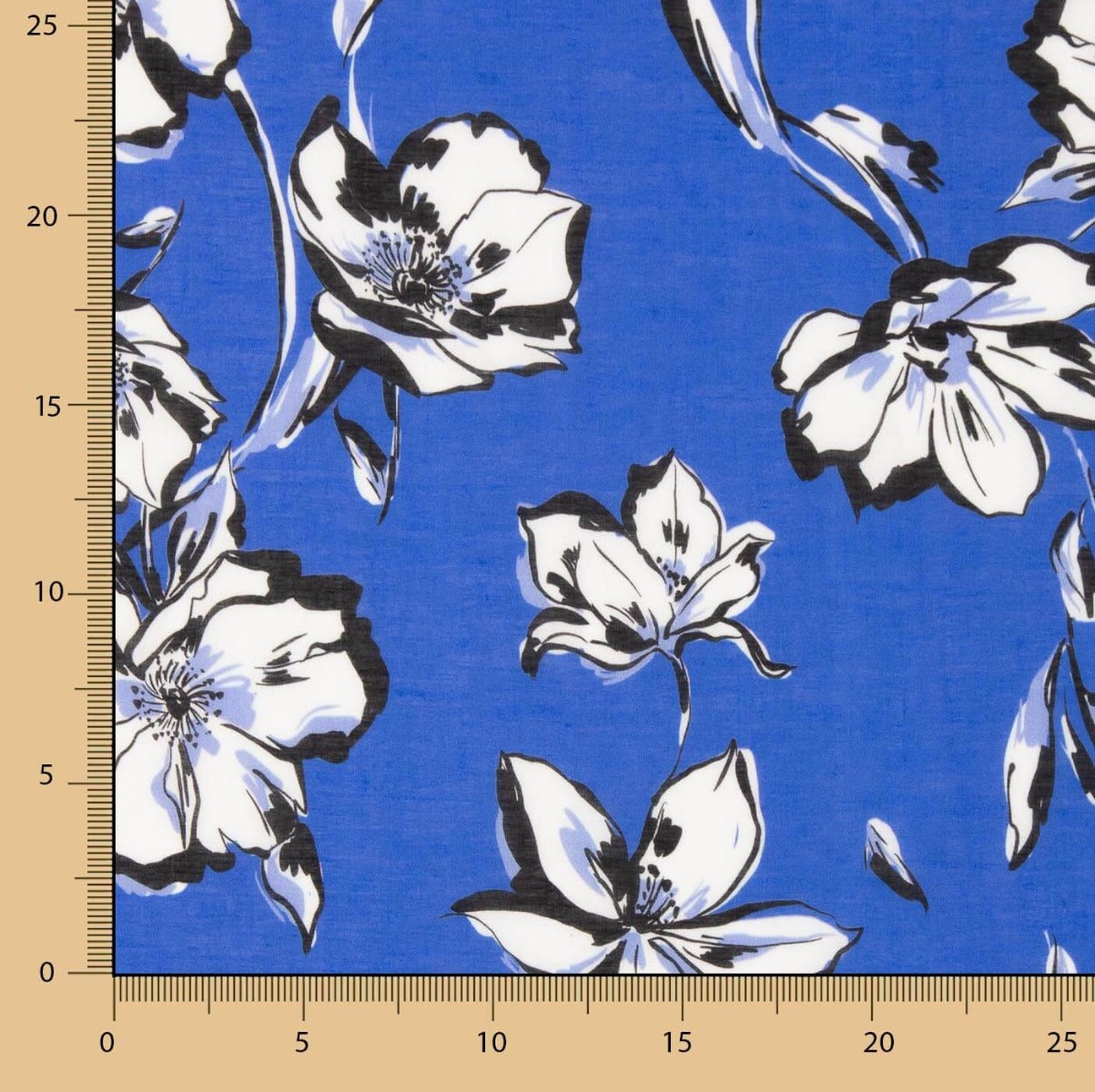 Voile Viscosa Hanoi Azul - Ribes y Casals