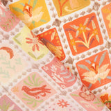 Voile Viscosa Mosaico Coral - Ribes y Casals