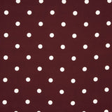 Crep Poliéster Lunares Granate - Ribes y Casals