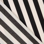Crep Poliéster Rayas Negras - Ribes y Casals