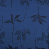 Satén Viscosa Sombra Flor Azules - Ribes y Casals