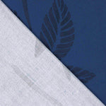 Satén Viscosa Sombra Flor Azules - Ribes y Casals