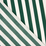 Crepe Viscosa Rayas Verdes y Blancas - Ribes y Casals