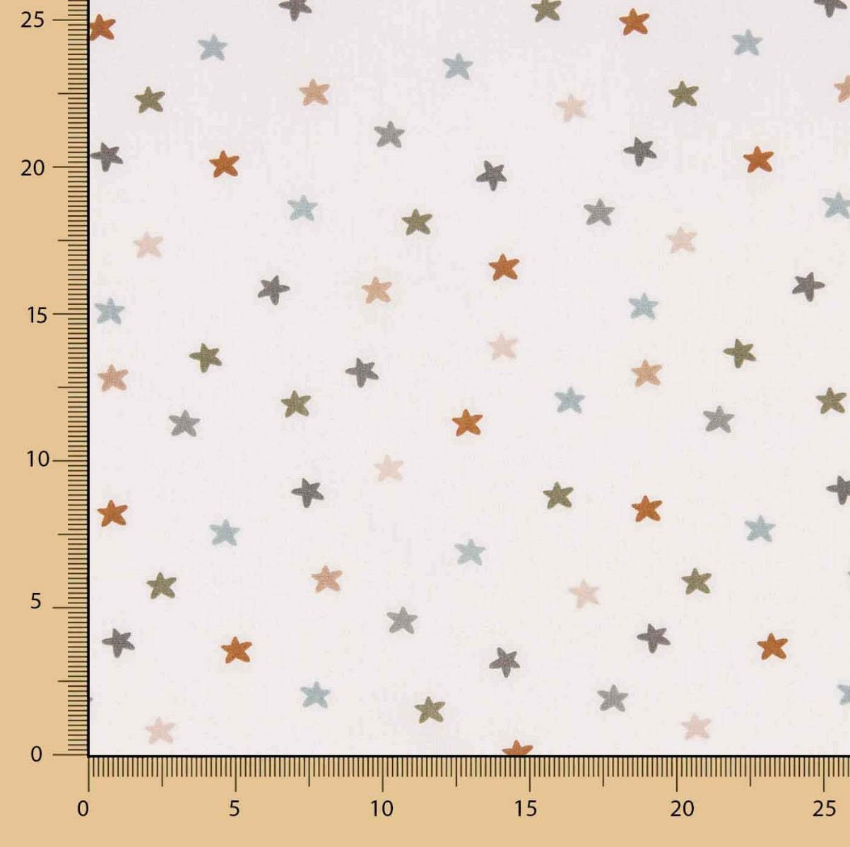 Popelín Algodón Estrellas Multicolor - Ribes y Casals