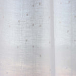 Visillo Plumeti Blanco Natural - Ribes y Casals
