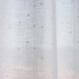 Visillo Plumeti Blanco Natural - Ribes y Casals
