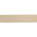Cinta de Espiga Algodón 30 mm Color Beige - Ribes y Casals