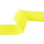 Cinta de Espiga Poliéster 30 mm Amarillo Flúor - Ribes y Casals