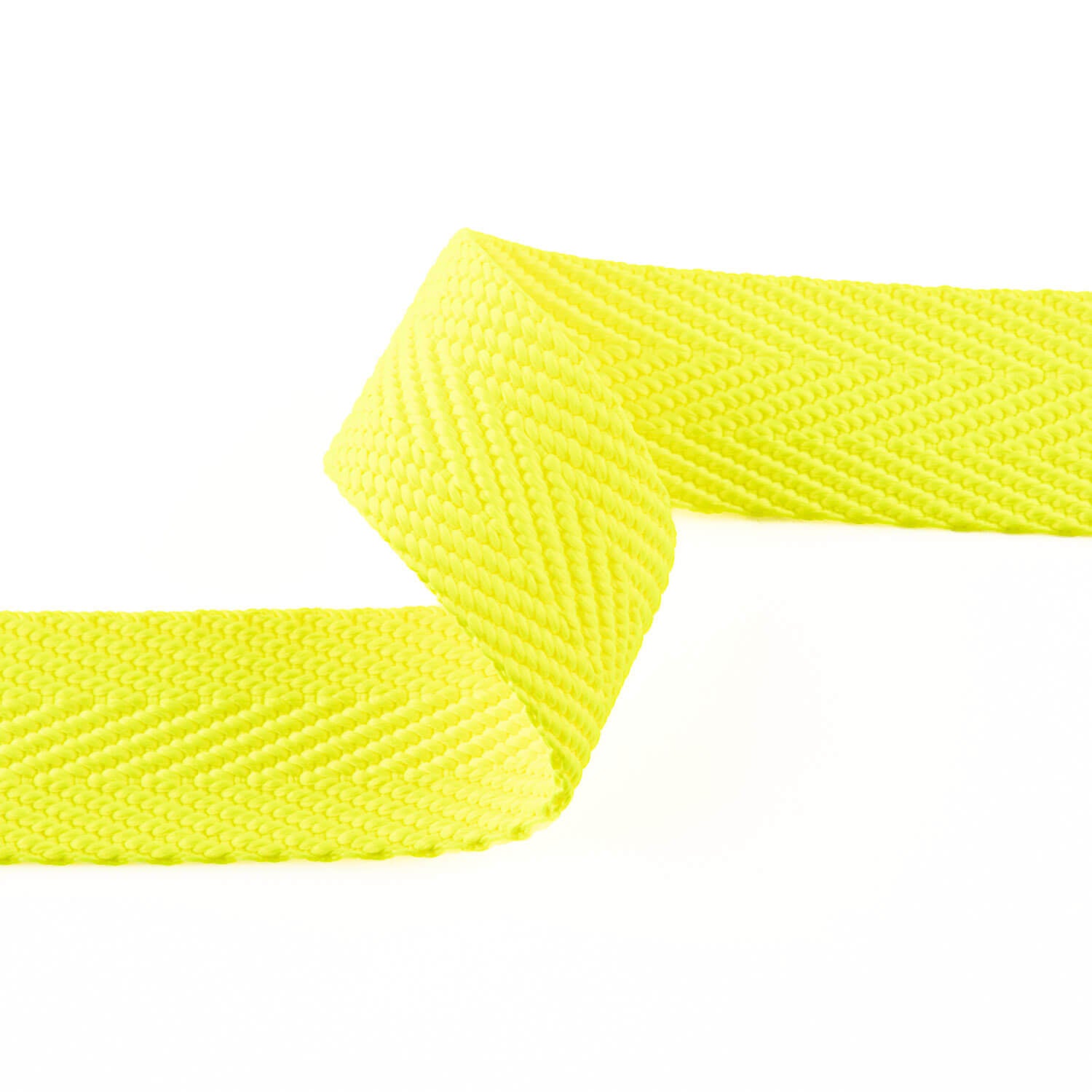 Cinta de Espiga Poliéster 30 mm Amarillo Flúor - Ribes y Casals