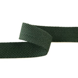 Cinta de Espiga Algodón 30 mm Verde - Ribes y Casals