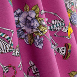 Loneta Estampada Calaveras Mexicanas - Ribes y Casals