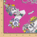 Loneta Estampada Calaveras Mexicanas - Ribes y Casals