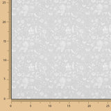 Percal Estampado Block Flowers Gris - Ribes y Casals