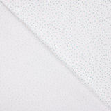 Percal Estampado Puntitos Turquesa-Blanco - Ribes y Casals