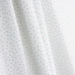 Percal Estampado Puntitos Turquesa-Blanco - Ribes y Casals