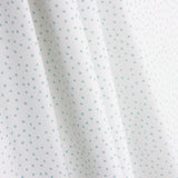 Percal Estampado Puntitos Turquesa-Blanco - Ribes y Casals